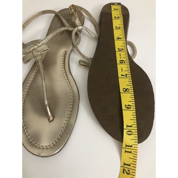 Kate Spade Sandal Gold Color Size M11 - Picture 6 of 10